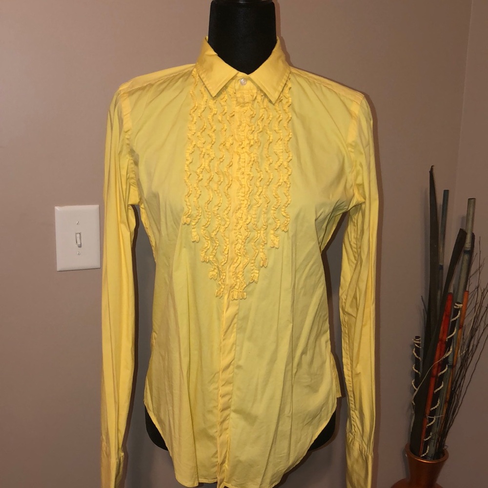 Banana Ruffle Blouse - Picture 2 of 6